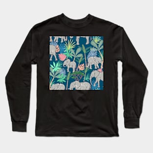 Elephant jungle Long Sleeve T-Shirt